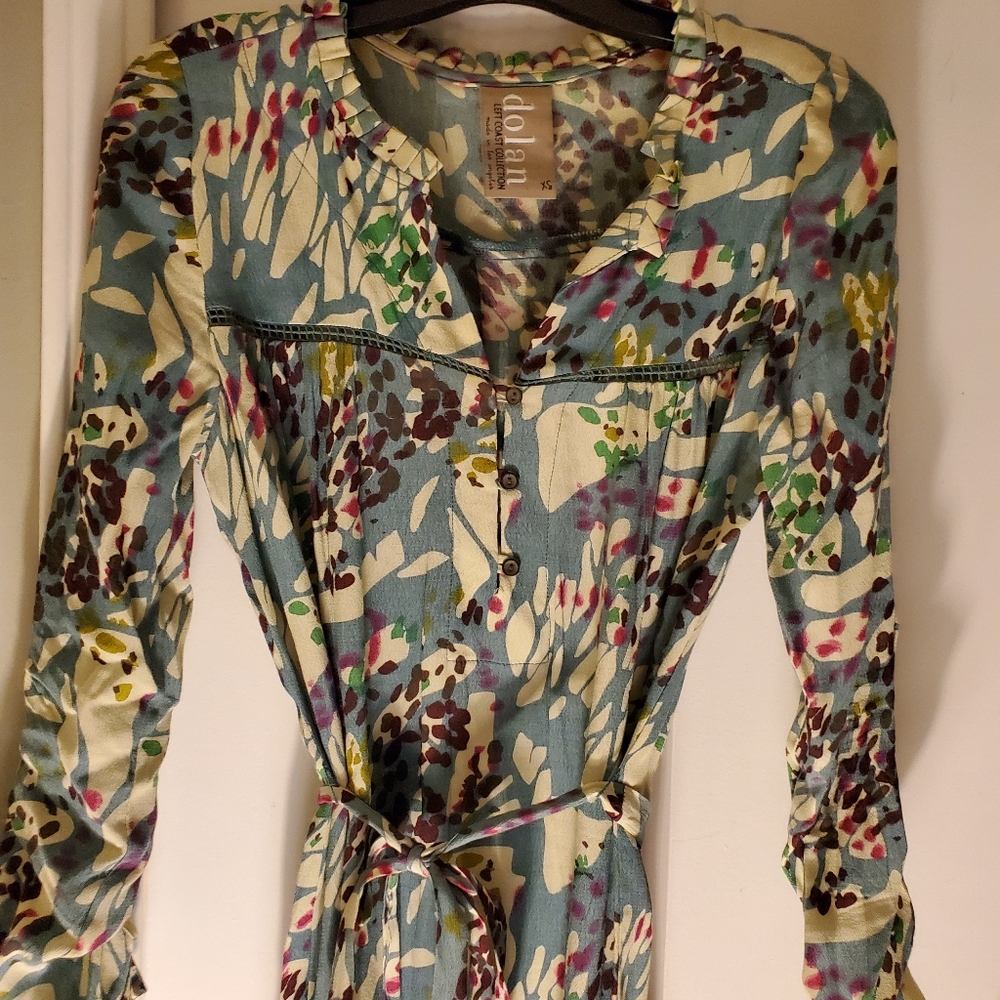 Anthropology spring tie dress